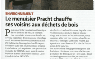 Pracht paru dans le magazine « Le Moniteur » du 19/12/2011