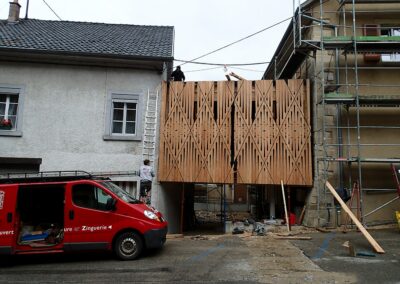 Renovation Halle aux bles a Ferrette