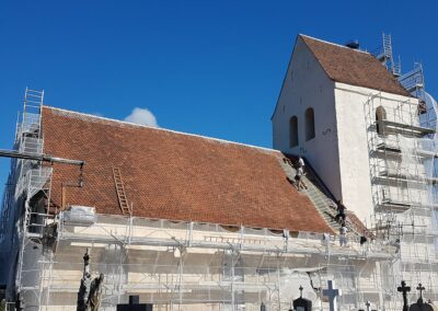 Renovation de la toiture de lEglise St Martin des champs 1